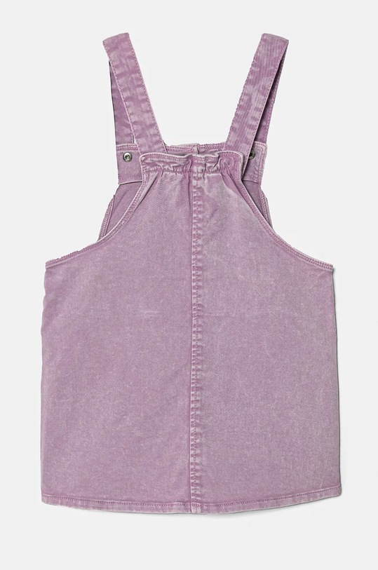 Dětské riflové šaty United Colors of Benetton 42P5GT00H.P.Seasonal fialová AW24