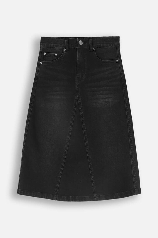 Dječja traper suknja Coccodrillo ZC4124102CGJ crna AW24