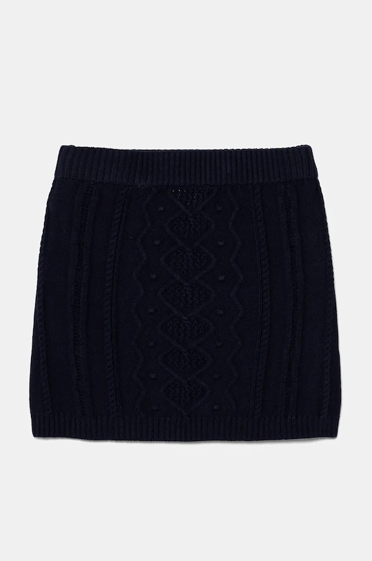 Детская юбка с примесью шерсти United Colors of Benetton mini тёмно-синий 1WUAC000E.G.Seasonal