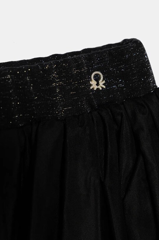 Dziewczynka United Colors of Benetton spódnica dziecięca 4EDRC001X.G.Seasonal czarny