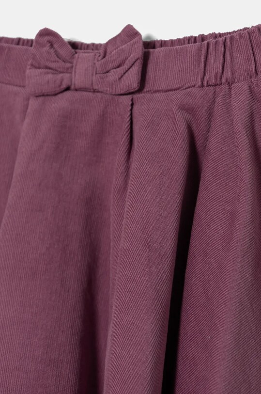 Девочка Детская вельветовая юбка United Colors of Benetton 4O5GG000Y.P.Seasonal фиолетовой