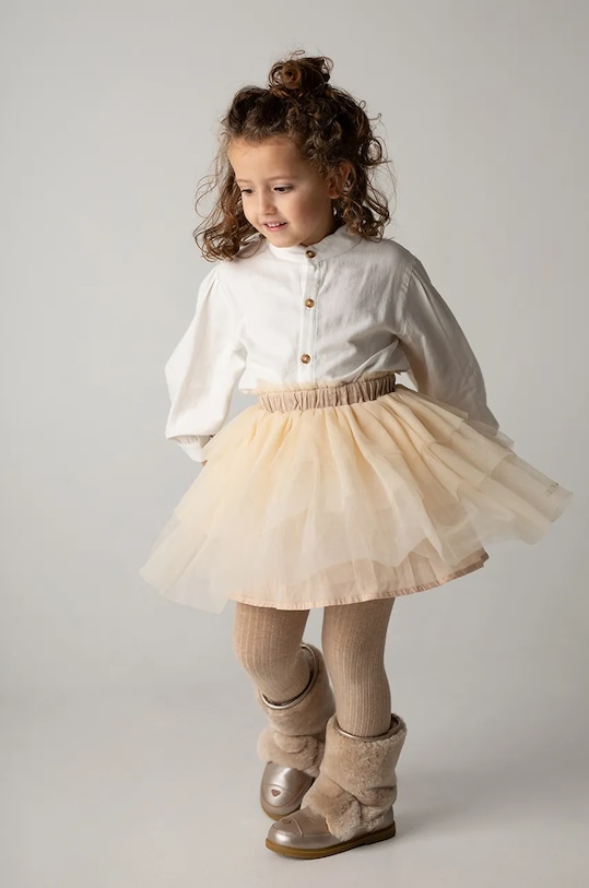 Dievčenská sukňa Donsje Mirre Skirt béžová 4087700