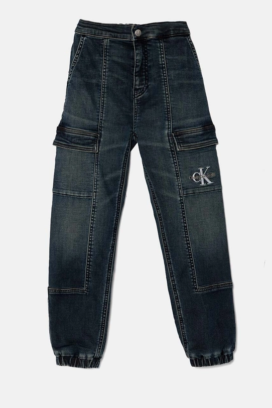 Calvin Klein Jeans jeansy dziecięce DENIM JOGGER IB0IB02116.9BYH granatowy AW24