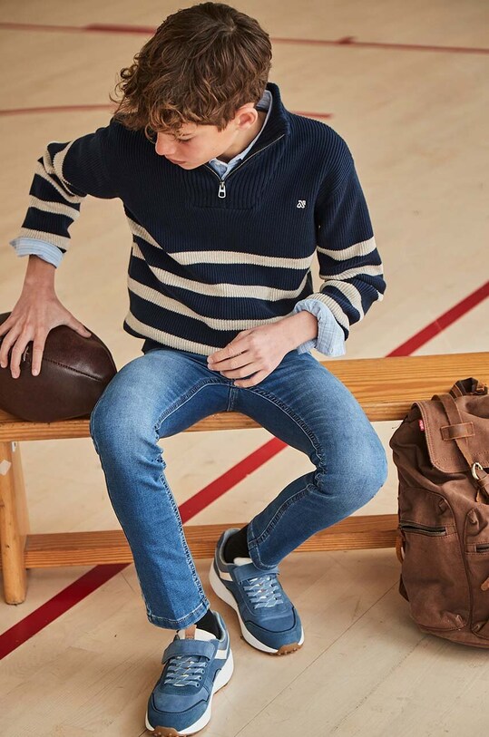 Дитячі джинси Mayoral jeans slim fit basic Planet friendly блакитний 516.7C.Junior.9BYH