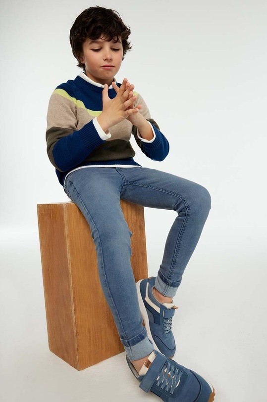 Mayoral jeans copii jeans slim fit basic albastru 516.7C.Junior.9BYH