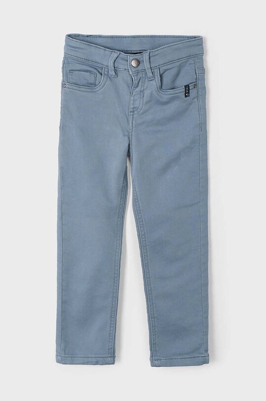 Dětské kalhoty Mayoral Sponie soft slim fit látka šedá 4539.5F.Mini.9BYH