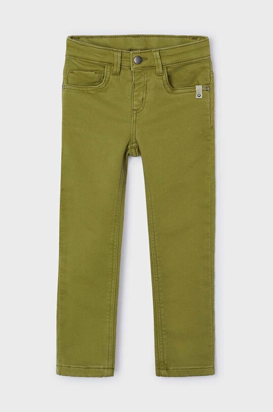 Детские брюки Mayoral Sponie soft slim fit 4539.5F.Mini.9BYH зелёный AW24
