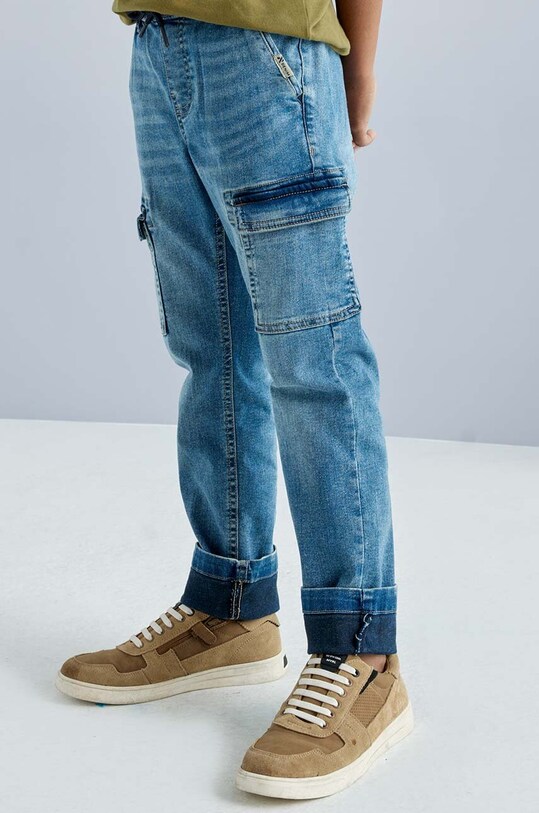 Mayoral gyerek farmer denim jogger cargo kék 7534.7C.Junior.9BYH