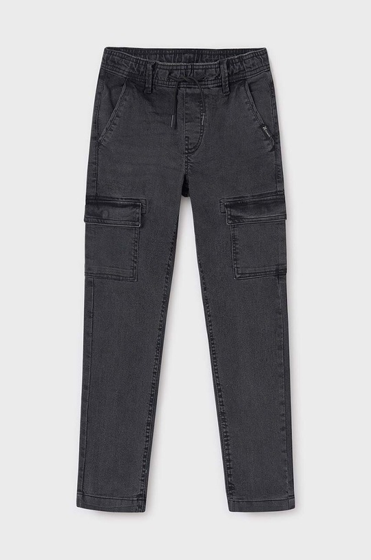 Detské rifle Mayoral denim jogger cargo rifle sivá 7534.7C.Junior.9BYH