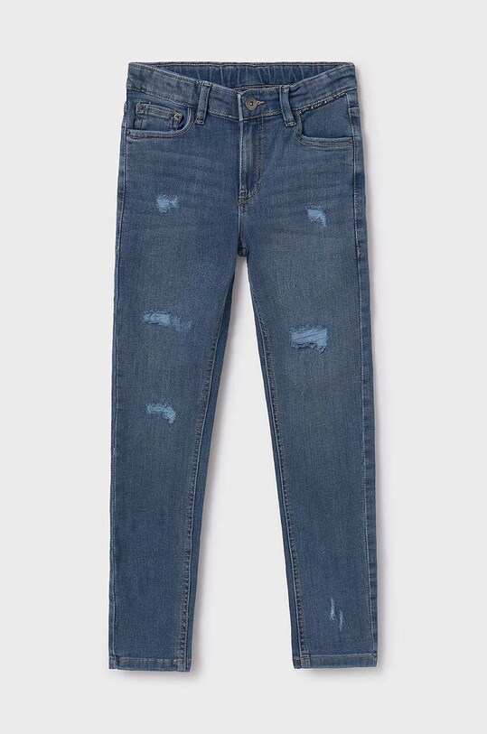 Детские джинсы Mayoral denim przetarcia джинсы голубой 7538.7D.Junior.9BYH