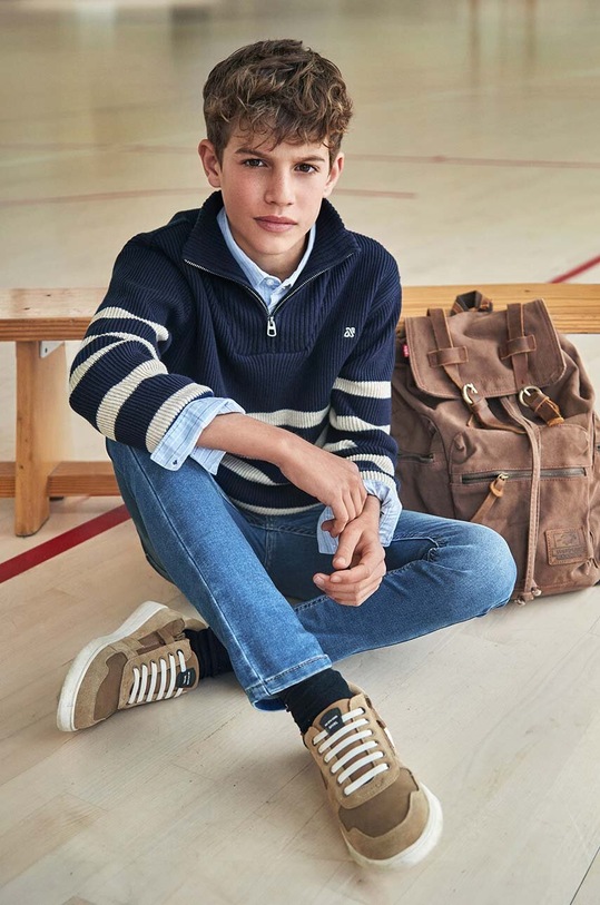 Mayoral jeans copii soft denim albastru 7539.7D.Junior.9BYH