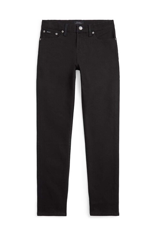 Polo Ralph Lauren jeansy dziecięce z regulacją czarny 323928377001