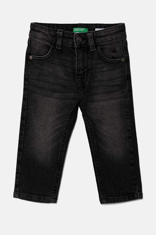 United Colors of Benetton jeansy dziecięce Planet friendly czarny 45ONGE01X.P.Reproposed