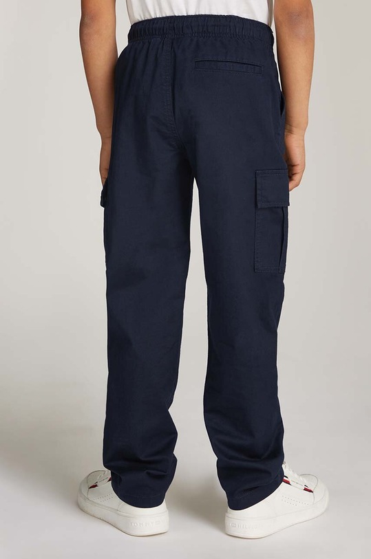 Dječje pamučne hlače Tommy Hilfiger CARGO PULL ON COTTON PANTS KB0KB09243.9BYH.