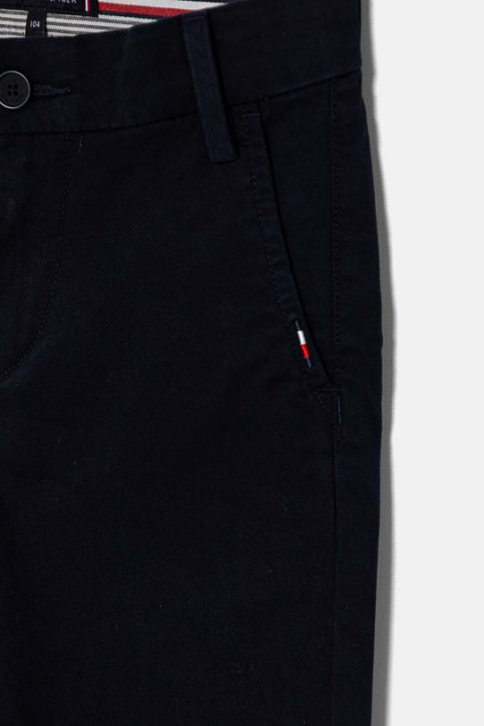 Detské nohavice Tommy Hilfiger 1985 SOFT TWILL CHINO PANTS tmavomodrá KB0KB09435.9BYH.104.122