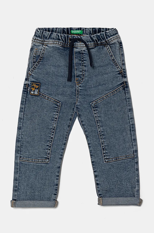 United Colors of Benetton jeansy dziecięce Planet friendly niebieski 42VXGF01W.P.Seasonal