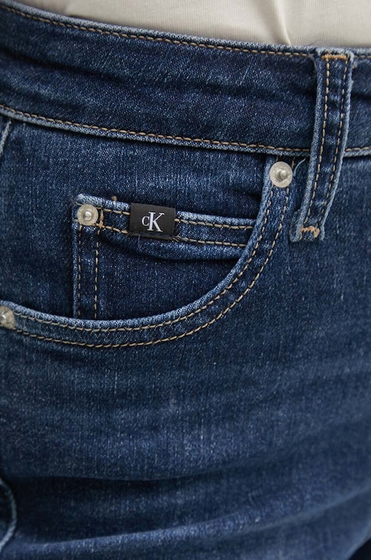 Rifle Calvin Klein Jeans tmavomodrá J20J223650