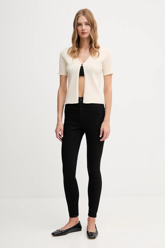 Dkny jeansy DJ4B4002 czarny AW24