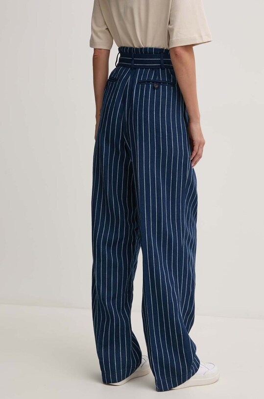 Ρούχα Λινό παντελόνι Polo Ralph Lauren 211934938 σκούρο μπλε