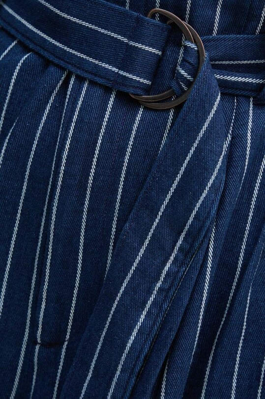 Polo Ralph Lauren spodnie lniane granatowy 211934938