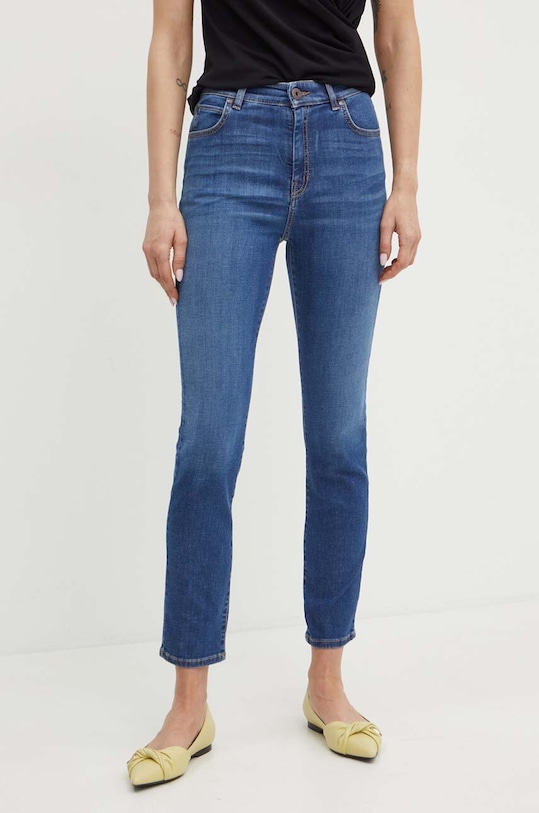 Weekend Max Mara jeansy Planet friendly niebieski 2425186021600