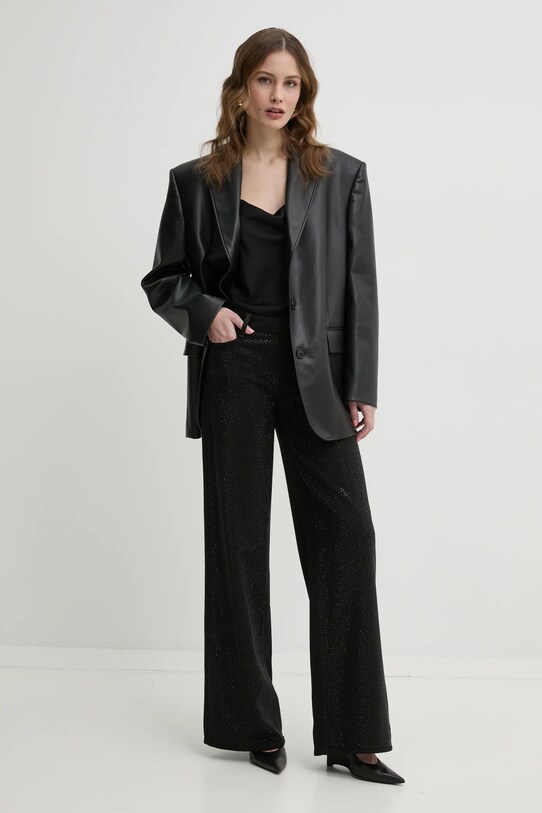 Guess jeansi W4YA96.WFD5A negru AW24