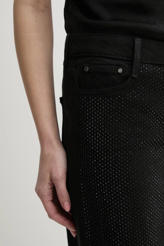 Guess jeansi negru W4YA96.WFD5A
