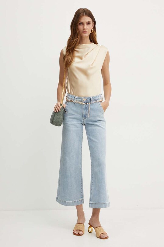 Guess jeansy ZOYA W4YA1L.D55M0 niebieski AW24