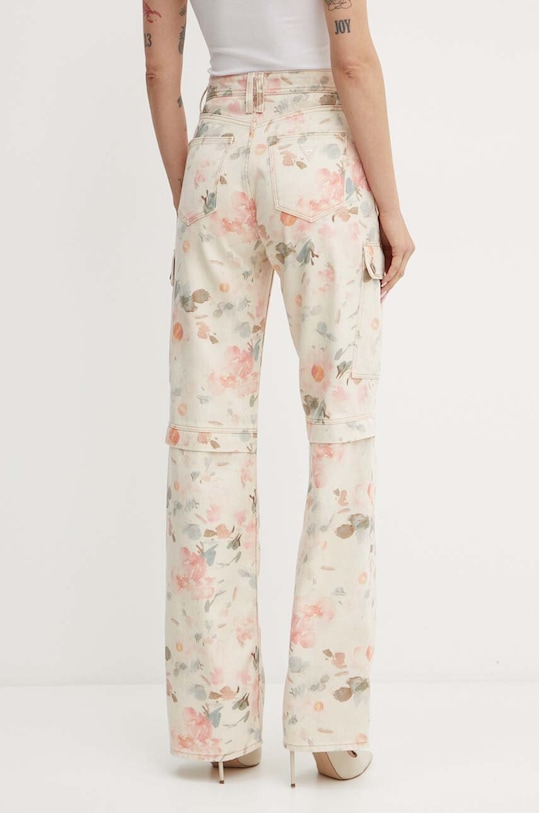 Odzież Guess spodnie W4YA0N.D5E51 beżowy