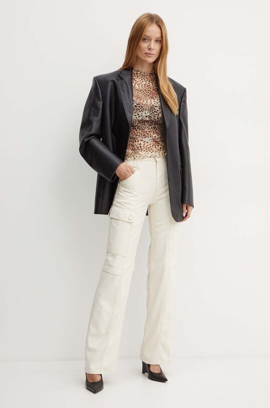 Штани Guess W4YA0N.D5E51 бежевий AW24