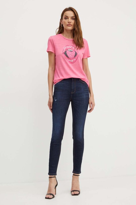 Guess jeans W4YA46.D4H18 blu navy AW24