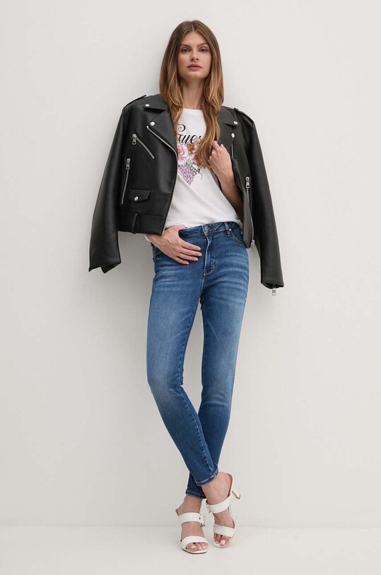 Guess jeansi W4YA76.D5E41 albastru AW24