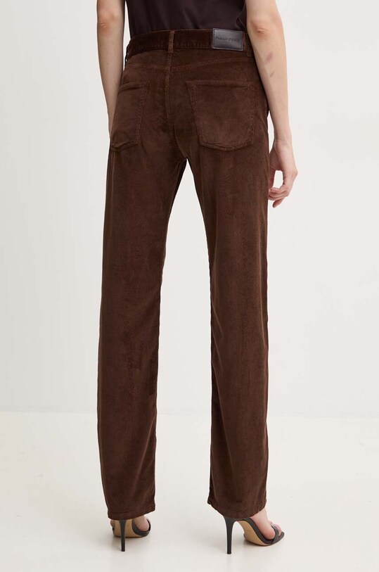 Îmbrăcăminte Pinko pantaloni de catifea cord 103882.A20R maro