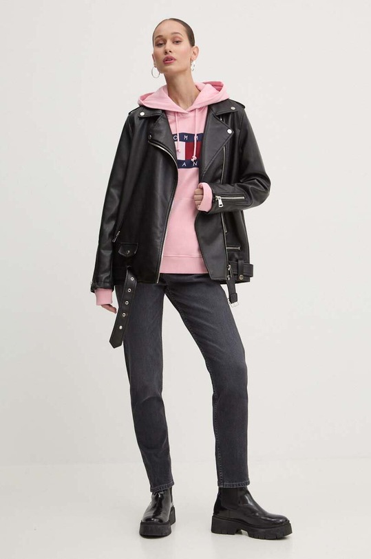 Τζιν παντελόνι Tommy Jeans DW0DW19249 μαύρο AW24