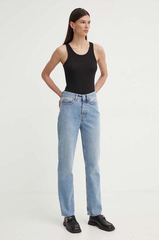 Won Hundred jeansy 0857.15028 niebieski AW24