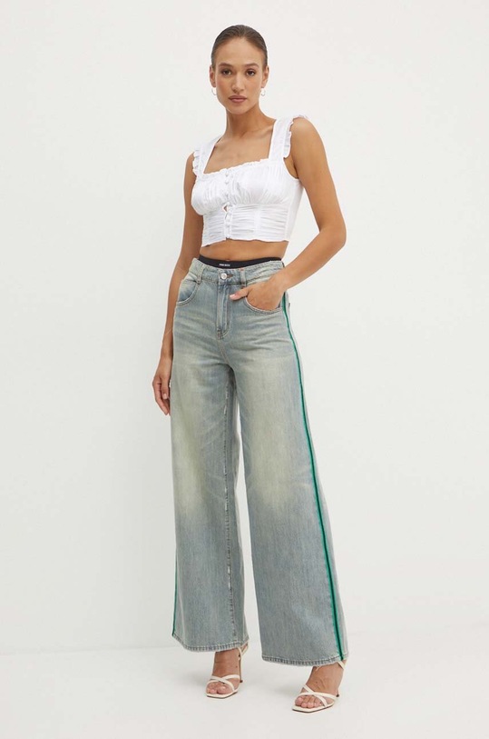 Τζιν παντελόνι Miss Sixty 6L2JJ0690000 JJ0690 DENIM JEANS 6L2JJ0690000 πράσινο AW24