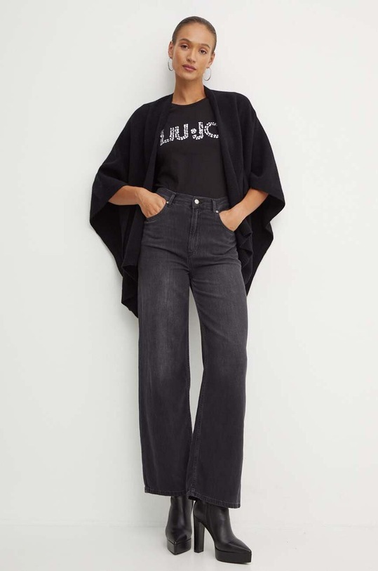 Liu Jo jeansy UF4129.DS048 czarny AW24