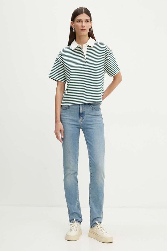 Levi's jeansy 724 HIGH RISE STRAIGHT 18883 niebieski SS25