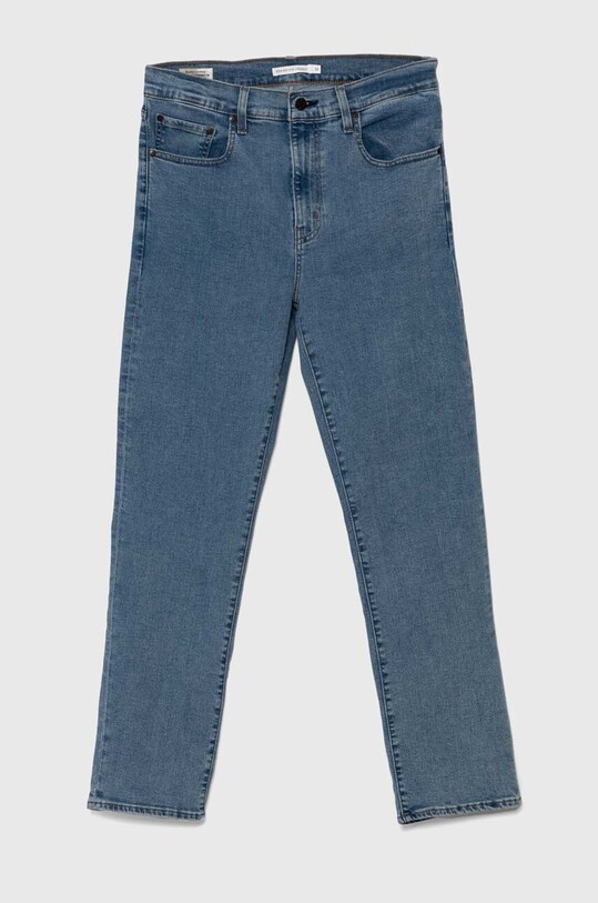 Levi's jeansi 724 HIGH RISE STRAIGHT Planet friendly albastru 18883