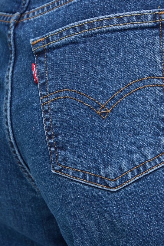 Levi's jeansi 724 HIGH RISE STRAIGHT albastru 18883