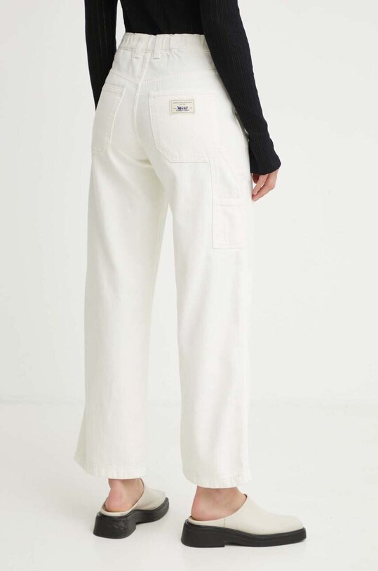 Odzież Levi's jeansy LTWT BAGGY A8699 beżowy