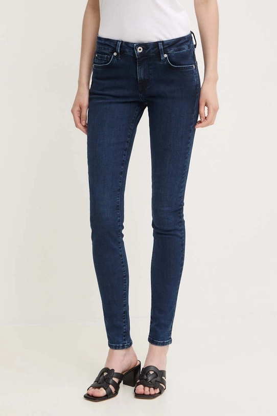 Джинси Pepe Jeans SKINNY JEANS LW Planet friendly темно-синій PL204583CU2