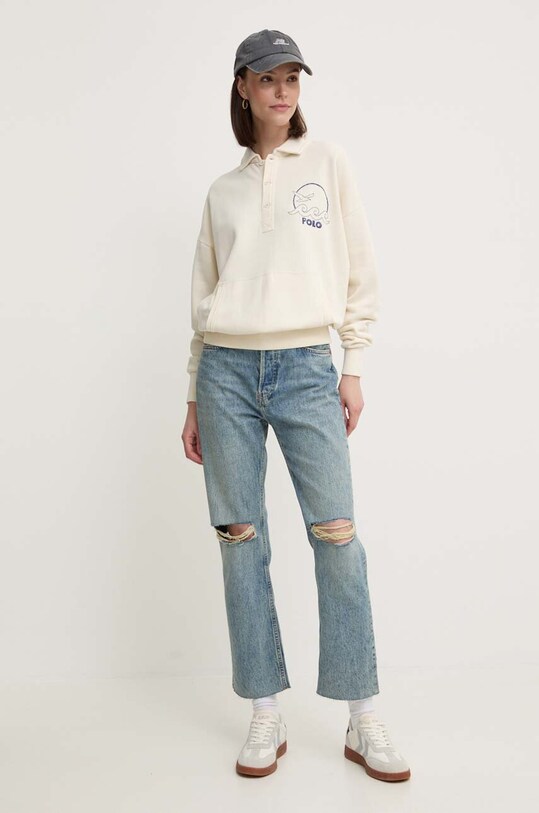 Pepe Jeans jeansi STRAIGHT JEANS UHW PL204593MS0 albastru AW24