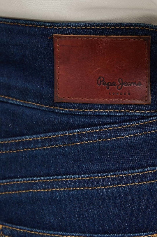 Rifle Pepe Jeans SLIM JEANS MW tmavomodrá PL204735CU1