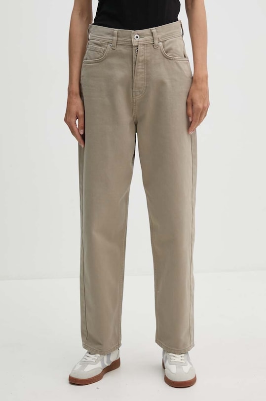 Rifle Pepe Jeans BARREL JEANS UHW Planet friendly zelená PL204739YH3