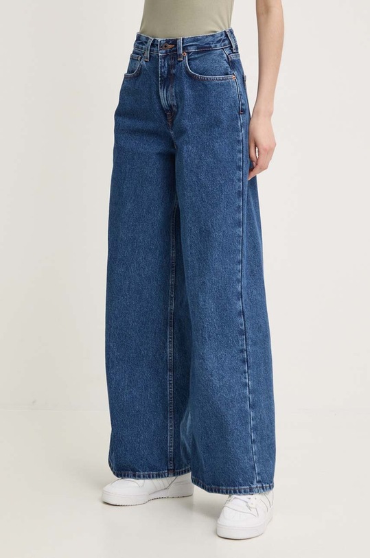 Джинсы Pepe Jeans WIDE LEG JEANS UHW Planet friendly тёмно-синий PL204740CT9