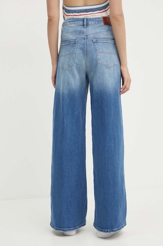 Odzież Pepe Jeans jeansy WIDE LEG JEANS UHW PL204740HV6 niebieski