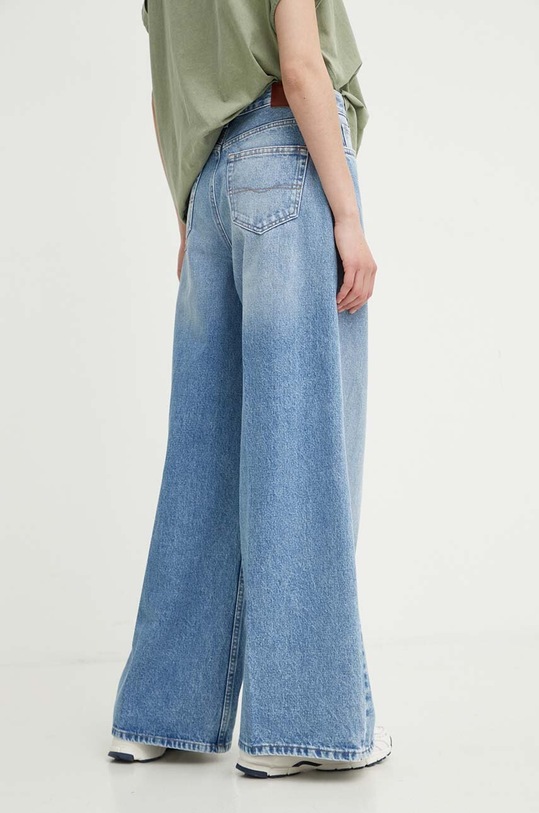 Odzież Pepe Jeans jeansy WIDE LEG JEANS UHW PL204740MP4 niebieski