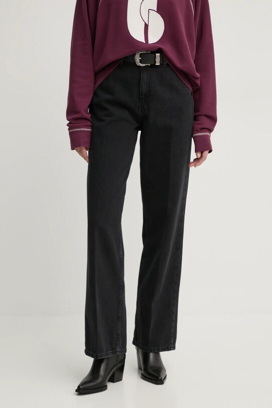 BA&SH jeans Planet friendly negru 1H24VOCC