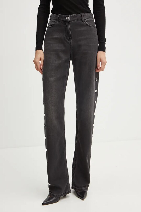 Elisabetta Franchi jeansi gri PJ28N46E2